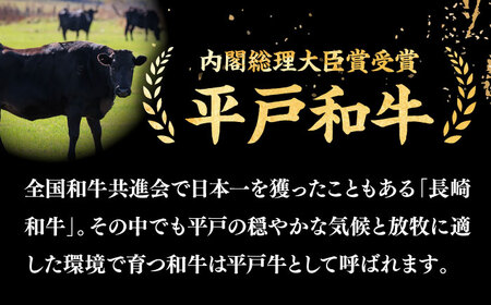 【12回定期便】A5ランク特選 平戸和牛 ハンバーグ 約200g×4個【萩原食肉産業有限会社】[KAD133]/ 長崎 平戸 肉 牛 牛肉 黒毛和牛 和牛 ハンバーグ 冷凍