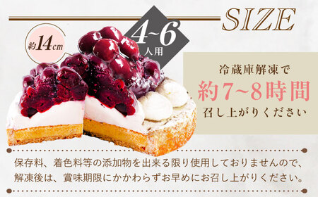 贅沢ダークチェリータルト1ホール14cm【心優 -Cotoyu Sweets-】[KAA369 
