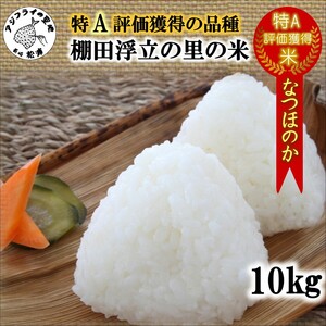 【B4-033】松浦の寒暖差が味の決め手!特A評価獲得の品種「なつほのか」棚田浮立の里のお米10kg