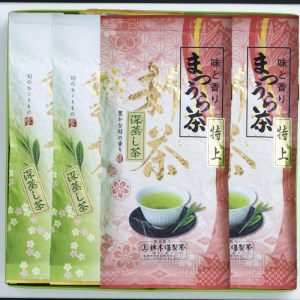 【B4-005】松浦茶セット(特上100g×2　高級100g×2)