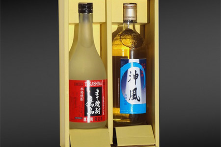 【B5-002】長期熟成麦焼酎 神風 まて焼酎 鷹島