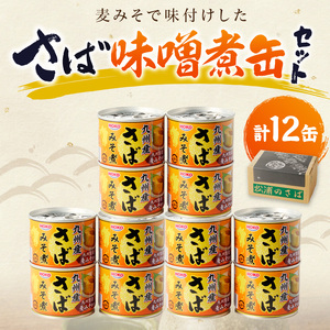 さば味噌煮缶セット(12缶)( 保存食 非常食 防災 備蓄 長期保存 )【B2-110】