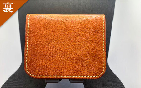 猪革で作った革財布 革製品 本革 レザークラフト イノシシ ジビエ 小銭