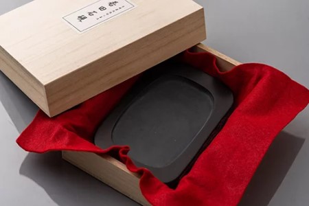 対馬 若田石 硯 縦約17cm×横約11cm×厚さ約2cm 書道 受注生産 すずり