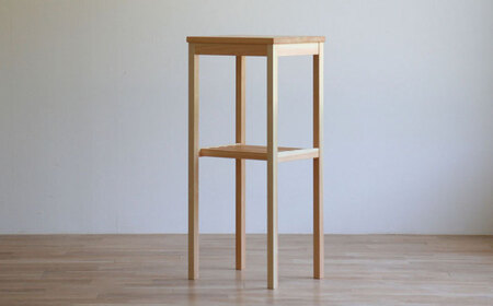 対馬ヒノキ サイド テーブル  ( サイズオーダー可 )【家具製作所kiiro】 机 家具 ヒノキ テーブル デスク リビング ダイニング インテリア  [WAL019]