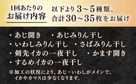 【全12回定期便】【訳あり】 干物 セット [JAQ023] ひもの