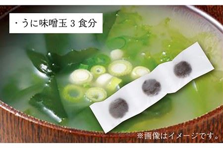 レンジで簡単 うに飯4個セット 味噌玉付き【シーガルイン】《壱岐市》【シーガルイン】[JAB004]  ご飯 味噌 みそ 炊き込み 14000 14000円