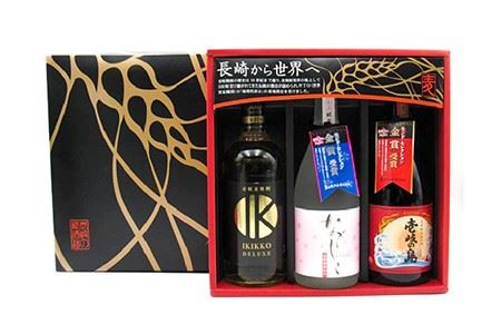麦焼酎 お酒 飲み比べ 壱岐の蔵酒造 モンドセレクション 金賞受賞 720ml 3本入りセット [JDB098] 21000 21000円  のし ギフト