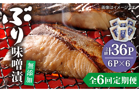 【全6回定期便】ブリ味噌漬 ブリ ぶり 味噌漬 味噌漬け 壱岐市 定期便 [JAH039] 78000 78000円