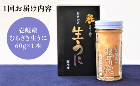 【全12回定期便】【厳選】 うに 60g×1 [JAO038] 生うに