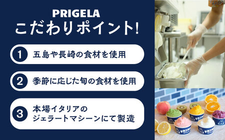 ジェラート 8個セット 8種 お取り寄せ スイーツ アイスクリーム 食べ比べ 五島市/PRIGELA [PFV001]