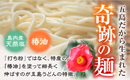 【3回定期便】五島うどん3種（だし付） 五島市/中本製麺[PCR029]   五島うどん 乾麺 飛魚 あご出汁 細麺 