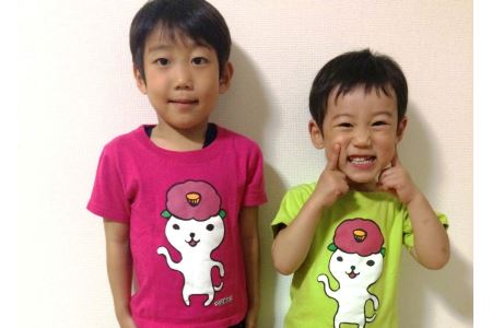 0301 つばきねこTシャツ(キッズ) 【20pt】