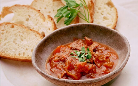 五島牛モツのトマト煮込み 2個セット 90g×2缶 五島市/ALBERO イタリア料理 五島牛 モツ煮 トマト 惣菜[PGG002]