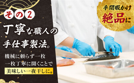 【6回定期便】【S】一夜干し みりん干し（アジ/サバ）計4尾 五島市/愛情食彩[PCH015]