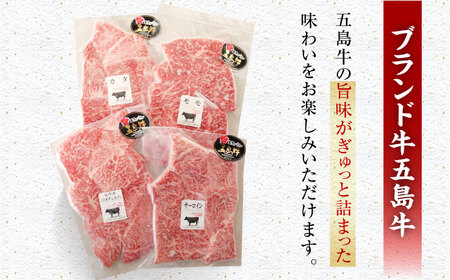 五島牛 焼肉4種（400g）五島市/五島牛 肉のむらおか[PGP037]