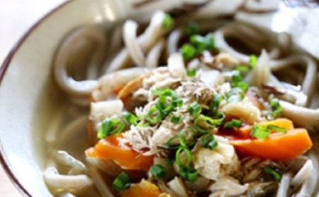 具沢山 手打ちそば 椿鯖そば 4人前 蕎麦 麺 冷凍 五島市/大河内商店 [PAQ003]