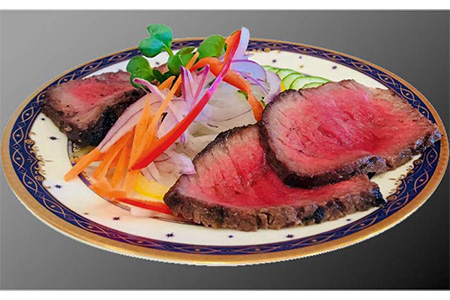 【日時指定必須】五島牛特上 サーロインステーキ400g-600g（200-300g×2枚）＆あぶり焼き200g（ソース付） 五島市/鬼岳牧場[PEK008] 