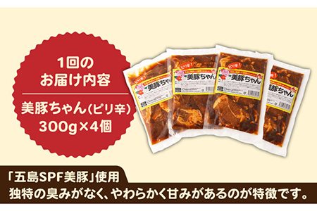 【全3回定期便】美豚ちゃんと餃子のバラエティセット おかず 簡単 レトルト （3種×4袋 計12袋詰合せ）【長崎フードサービス】 [PEL034]