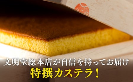 【お歳暮対象】特撰カステラ 1号 長崎 土産 ギフト 五島市/文明堂総本店 [PEO021]