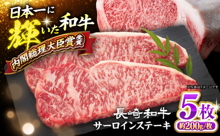 長崎和牛 サーロイン ステーキ 計1kg ＜大西海ファーム食肉加工センター＞CEK193 ステーキ
