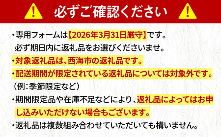 【あとから選べる！】西海市 ふるさとギフト 20万円分 [CZY004] あとからセレクト カタログギフト