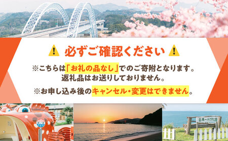 【返礼品なし】 長崎県 西海市 ふるさと応援寄附金（100万円分）【長崎県西海市】[CZZ032]
