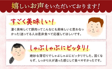 SPF豚 シャブシャブ 用2種 計1.2kg 訳あり <大西海ファーム>CCY008 豚しゃぶ