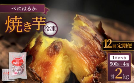 12回定期便 紅はるか 焼き芋 2kg CDA0402 焼き芋 さつまいも 冷凍
