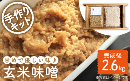 【手作りキット】 無農薬 玄米麹 で仕込む『玄米 味噌 』＜川添酢造＞ [CDN049] 味噌 自由研究
