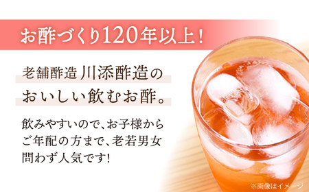 飲む 玄米酢 酢らり 大瓶2本セット（春いちご）＜川添酢造＞ [CDN060] 果実酢 酢