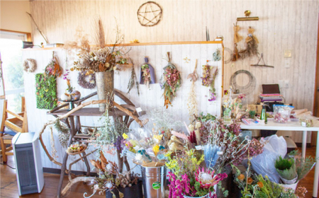 ユーカリリース＜Pearl Bay Cafe & Flowers＞ [CEW004]リース