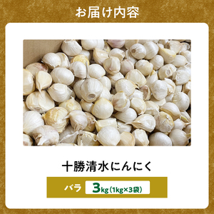 【イチオシ】十勝育ちのにんにく バラ3kg_S021-0024