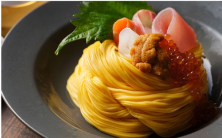 手延べウニそうめん 200g あごだしスープ付 / そうめん 素麺 麺 乾麺 うに ウニ 雲丹 / 南島原市 / のうち製麺 [SAF011] 