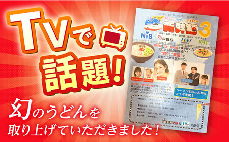 【年に3回しか作らない】幻の うどん 3kg / 南島原市 / 宮崎製麺所 [SDN006]