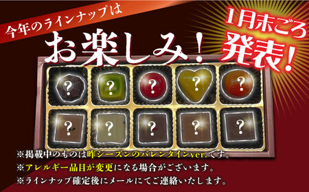 【2025年2月〜発送】ボンボンショコラ 10個入り / チョコ チョコレート ちょこれーと お土産 お菓子 バレンタイン / 南島原市 / 本田屋かすてら本舗 [SAW032]