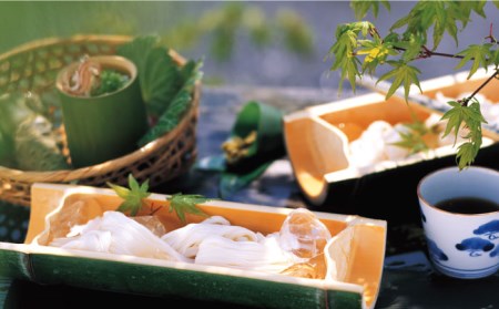 島原手延そうめん 山道そうめん 上級品 50g×5束×2袋 / そうめん 島原そうめん 手延べ 麺 素麺 / 南島原市 / そうめんの山道 [SDC005]