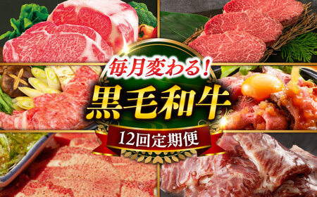 【12回定期便】　毎月お届け内容が変わる！黒毛和牛ぴったり100万円定期便 長与町/岩永ホルモン [EAX210]