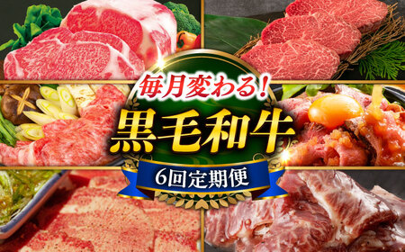 【6回定期便】　毎月お届け内容が変わる！黒毛和牛ぴったり50万円定期便 長与町/岩永ホルモン [EAX211]