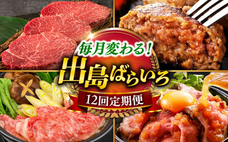 【12回定期便】　毎月お届け内容が変わる！長崎和牛出島ばらいろぴったり100万円定期便 長与町/岩永ホルモン [EAX212]