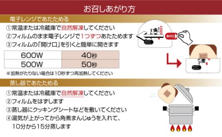 【全3回定期便】【簡易包装】長崎角煮まんじゅう 10個 長与町/岩崎本舗  [EAB018]