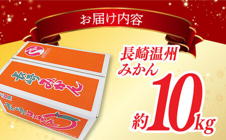 【ご家庭用】みかん 約 10kg（100-120個）ー2024年11月下旬より発送ー長与町/長崎西彼農業協同組合 長与支店 [EAH003] 温州みかん みかん10kg みかん 先行予約