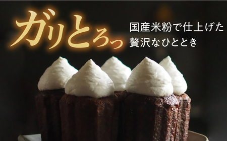 【12回定期便】グルテンフリー生カヌレ5個[EBR040]  ぐるてんふりー グルテンフリースイーツ スイーツ すいーつ 米粉 こめこ 焼菓子 詰め合わせ お菓子 長崎 冷凍 人気 おかし 定期便 定期 ていきびん