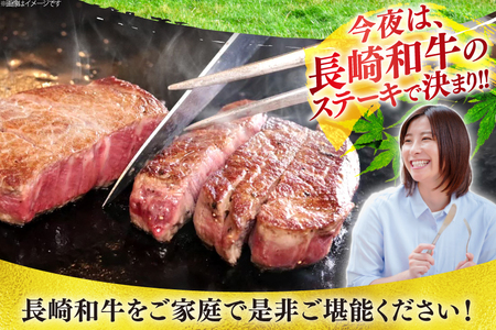 牛肉 和牛 長崎和牛 サーロインステーキ 225g 2枚 計450g [彼杵の荘 長崎県 東彼杵町 hs42bag270004]