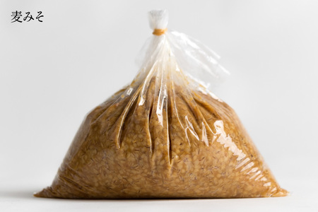 味噌 麦みそ 2kg 合わせみそ 900g [大渡商店 長崎県 東彼杵町 hs42bag590006]