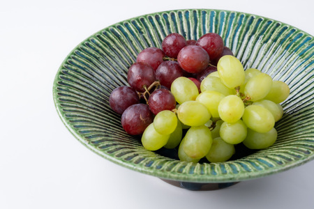 しのぎ 皿 しのぎ深鉢 23cm 織部釉 [抱星窯 長崎県 東彼杵町 hs42bag390004]