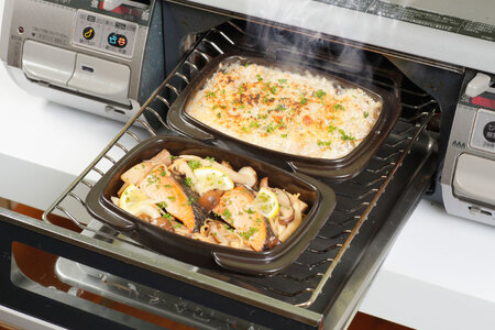 セラミックス グリルロースター 1/2波型・平型 2ヶセット [トーセラム 長崎県 東彼杵町 hs42bag480017]