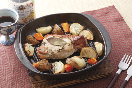 直火対応 ニューセラミックス 両手型 スキレットパン 蓋付き [トーセラム 長崎県 東彼杵町 hs42bag480019]