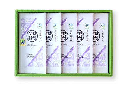 茶 緑茶 【長崎県優良特産品推奨品】そのぎ茶 (上) 100g 5袋入り 総計500g [まるせい酒井製茶 長崎県 東彼杵町 hs42bag370002]