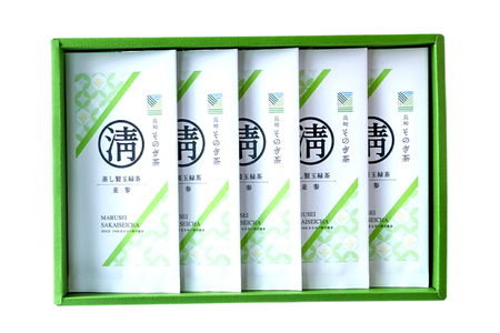 茶 緑茶 そのぎ茶 (並参) 100g 5袋入り 総計500g [まるせい酒井製茶 長崎県 東彼杵町 hs42bag370005]